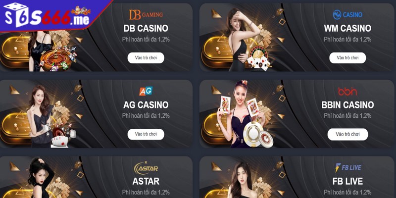 EVO là cái tên quen thuộc trong giới game thủ casino trực tuyến