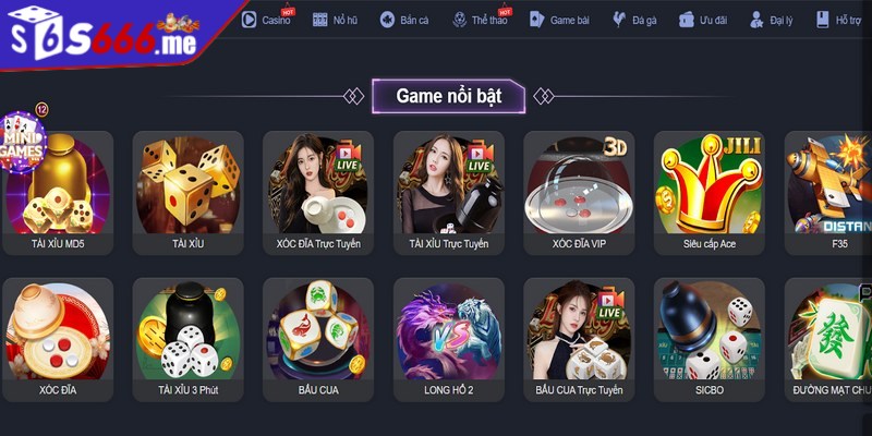 S66 hấp dẫn người chơi gia nhập bởi kho game phong phú