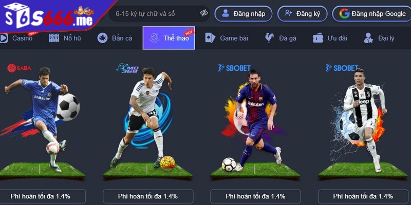 SBOBET là thương hiệu đã quá quen thuộc với giới đam mê cá độ thể thao