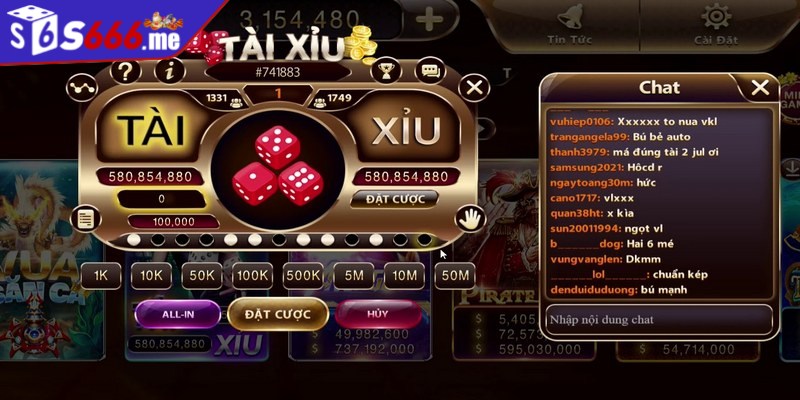 Trò chơi tài xỉu online tại S66 là một sân chơi đổi thưởng hấp dẫn